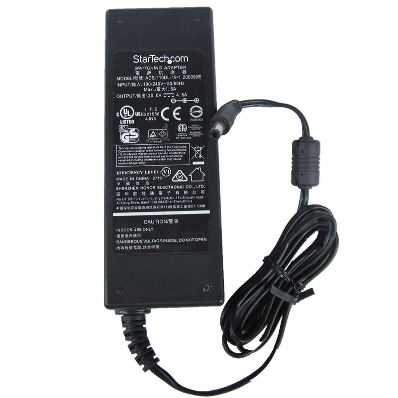 *Brand NEW* 20V 4.5A StarTechcom ADS-110DL-19-1 5.5*2.5 AC DC ADAPTER POWER SUPPLY